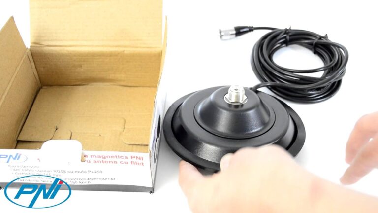 Baza magnetica antena CB 145mm, PNI 145/PL cu cablu 4m si mufa