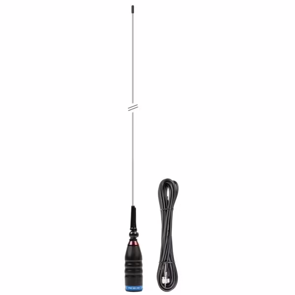 Antena CB 201cm PNI ML201 Black cu cablu RG58 și mufa PL259, inclinabila