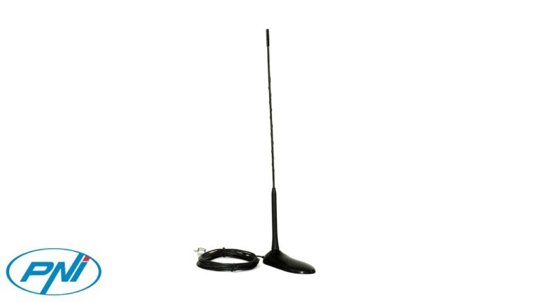 Antena CB 45 cm, PNI Extra 45, 150W, din fibra de sticla, include magnet si cablu