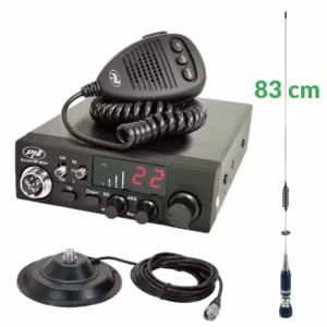 KIT 7: Statie PNI Escort HP 8024, 12/24v + Antena 83cm + Magnet + Cablu