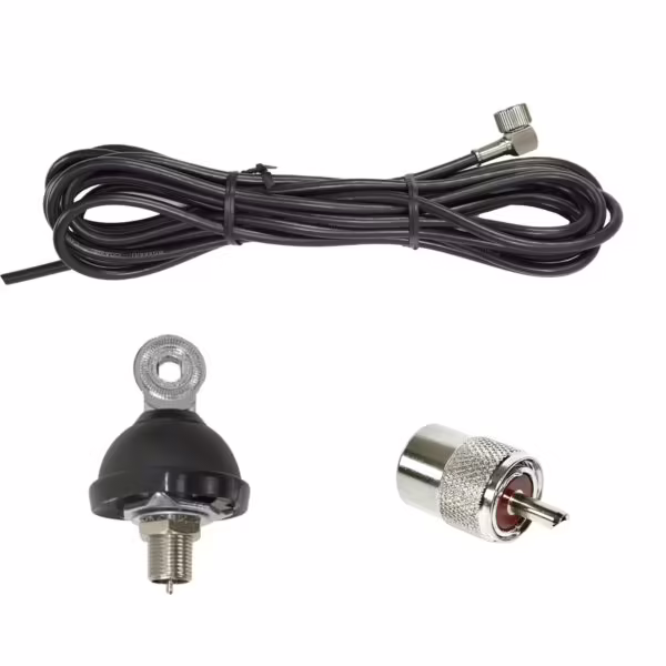 cablu PNI FC27 4m cu mufe PL259 și montura fixă