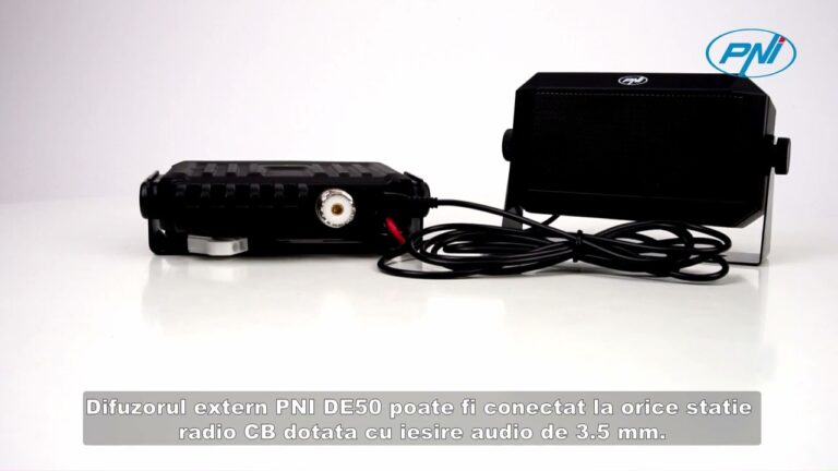 Difuzor extern pentru statii radio CB, PNI DE50, putere 5W, cu mufa de 3.5 mm