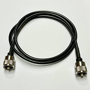 Cablu pentru reflectometru 1m RG58 cu mufe 2xPL259