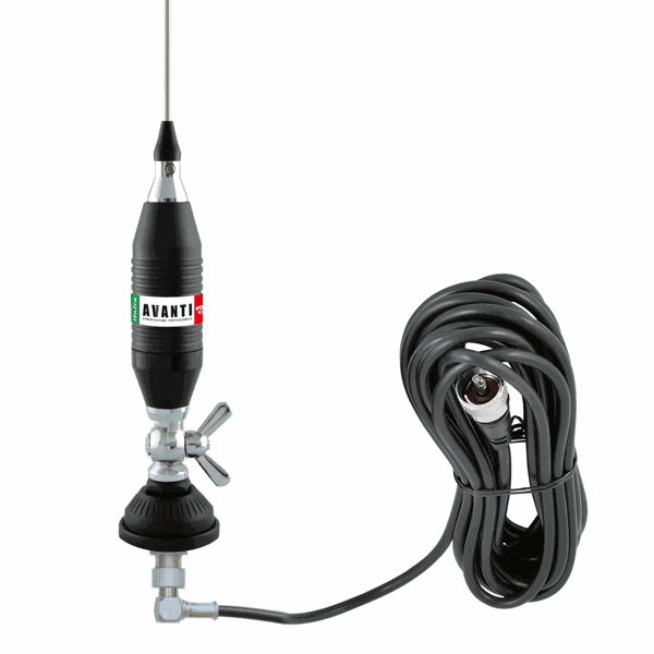 KIT AVANTI: antena CB AVANTI VOLO 95 + cablu de prindere fixă AVANTI N-DV cu mufă N
