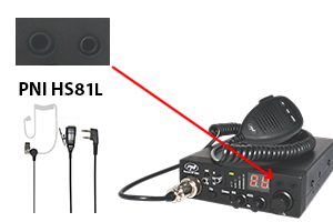 Căștile HS81L, incluse în pachet