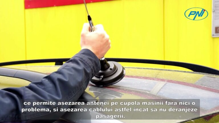 Baza magnetica antena CB 125mm, PNI 120/DV cu cablu 4m si mufa