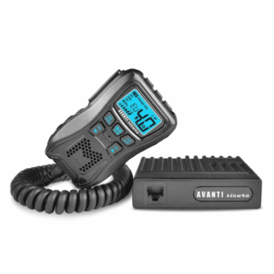 Avanti Sicuro – stație CB cu VOX, RF Gain și display iluminat multicolor