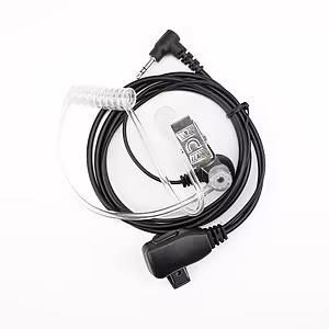 Cască cu microfon și buton PTT PNI HM93, mufă 1 pin 2.5mm, tub acustic inclus