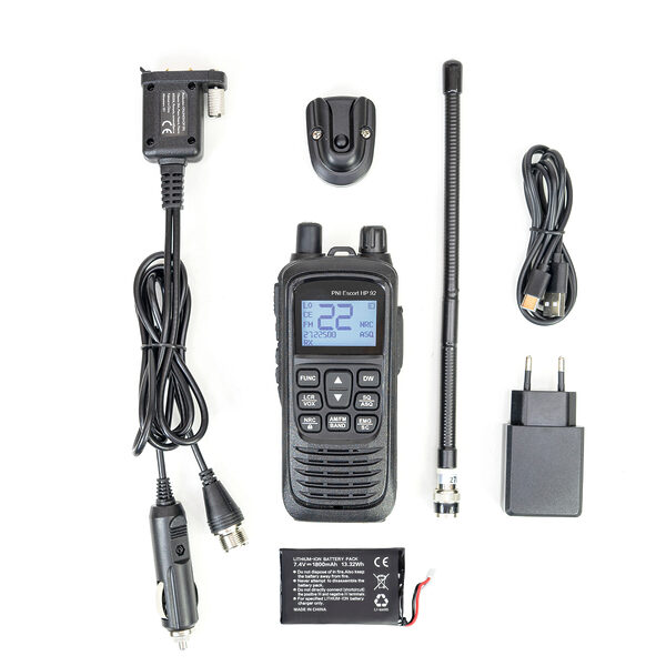 Stație radio CB portabilă PNI Escort HP 92 cu antenă BNC și baterie Li-Ion
