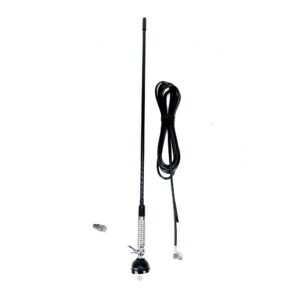 Antena CB 60cm, PNI S60 cu fluture, 26-28MHz, 200W, cu montura, cablu 4 m si mufa PL