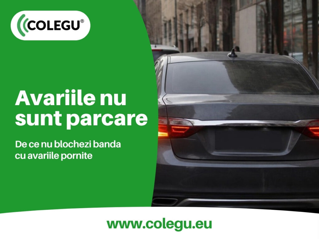 Avariile nu sunt parcare: de ce nu blochezi banda cu avariile pornite