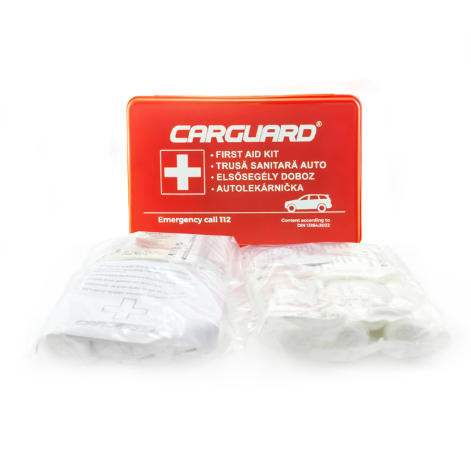 Trusă Sanitară Auto CARGUARD, Certificată R.A.R. și Avizată Ministerul Sănătății — imaginea 3