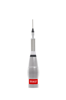 Antenă CB Storm ML145 Turbo Silver lungime 145cm oțel inoxidabil