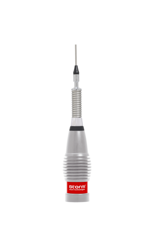 Antenă CB Storm ML145 Turbo Silver lungime 145cm oțel inoxidabil