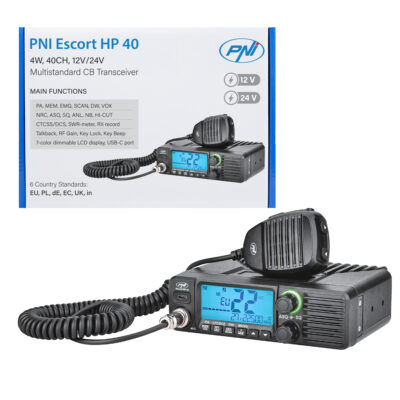 Statie radio CB PNI Escort HP 40 multistandard cu ecran multicolor