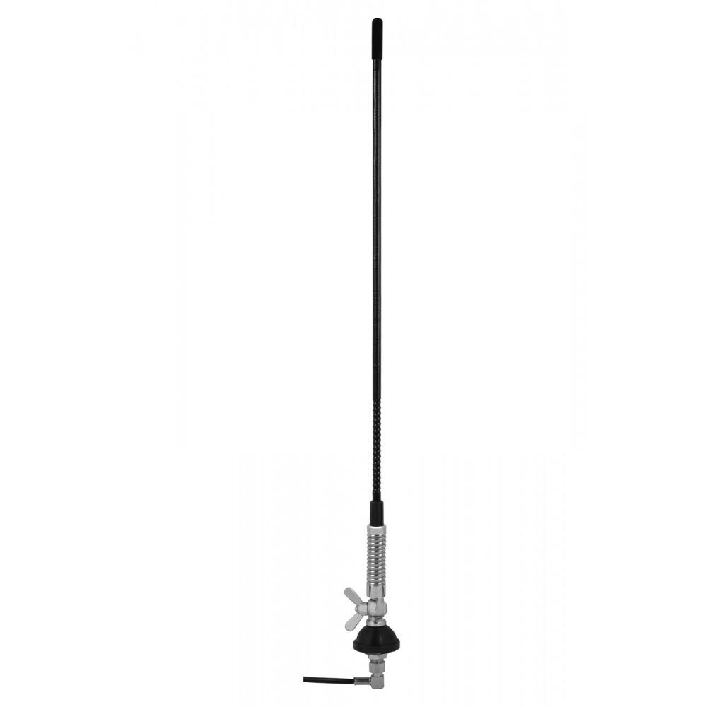 Antenă Radio CB Avanti Nemo 60, Fibră de Sticlă, 60cm, Prindere Fixă (Montură DV și Cablu Incluse)