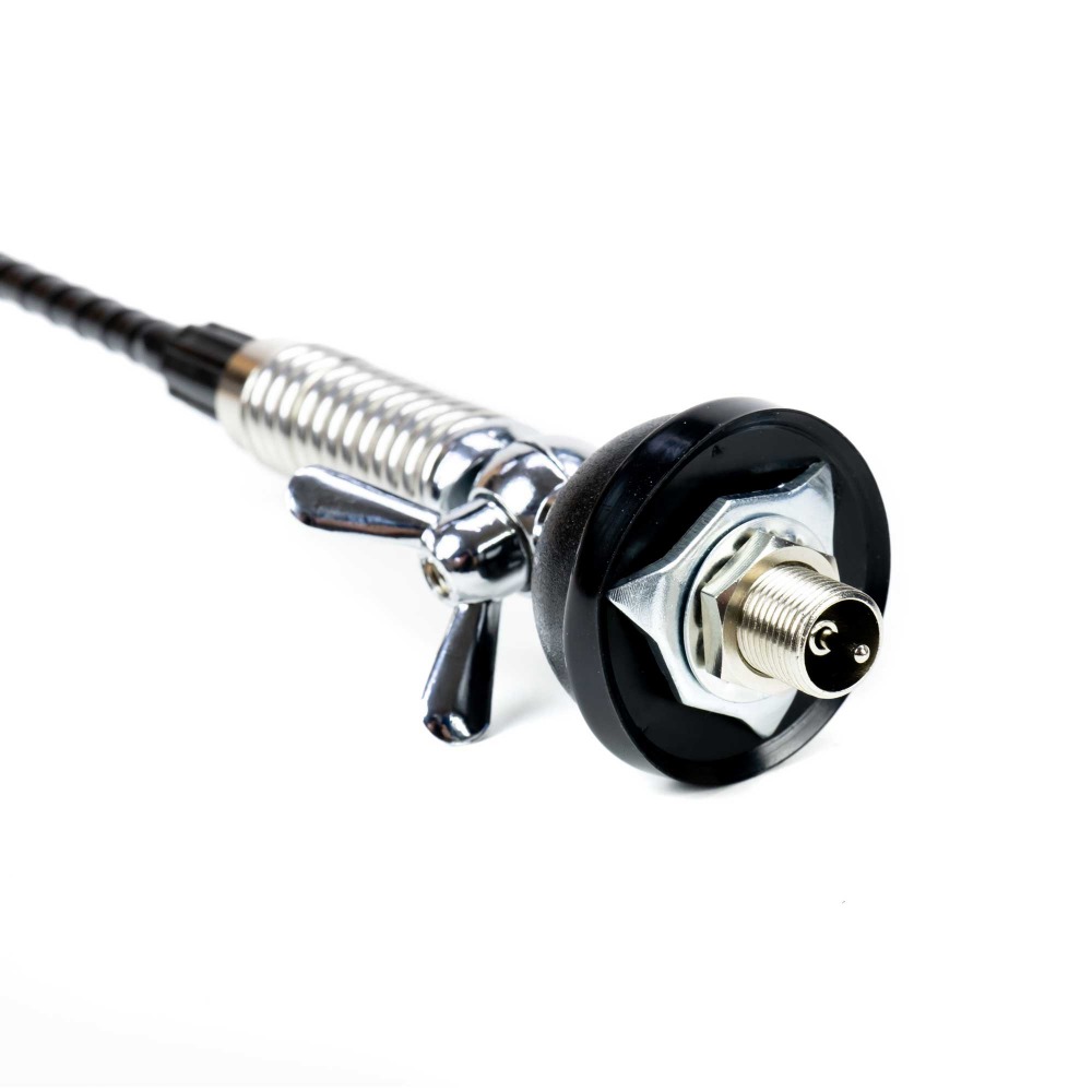 Antenă Radio CB Avanti Nemo 60, Fibră de Sticlă, 60cm, Prindere Fixă (Montură DV și Cablu Incluse)