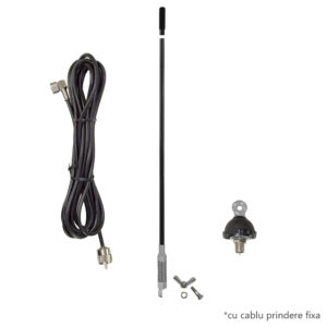 antena cb avanti nemo 60 prindere fixa cu montura dv si cablu rg58