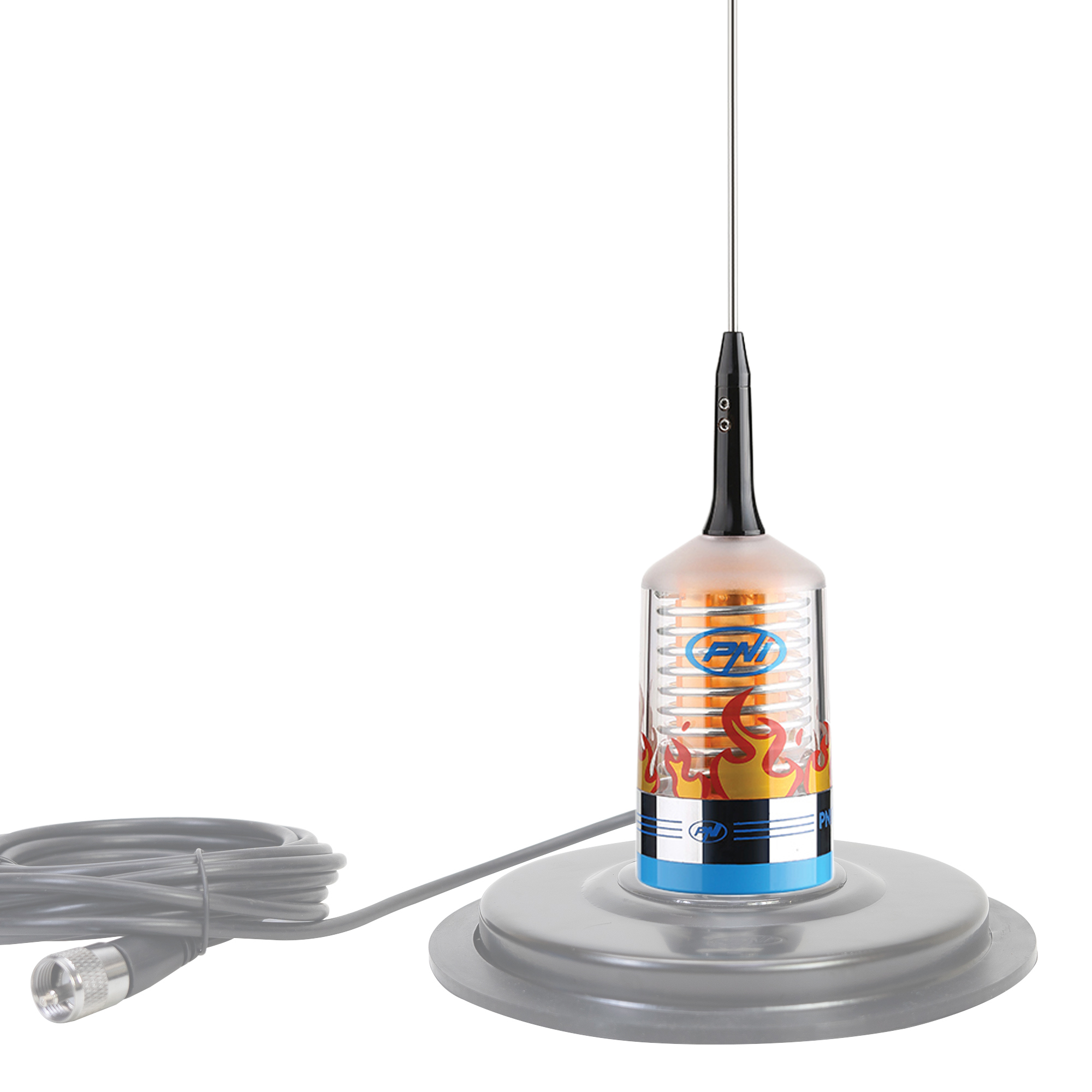 Antenă Radio CB PNI TRUCKER 9000 PL cu LED, Lungime 140 cm — imaginea 6