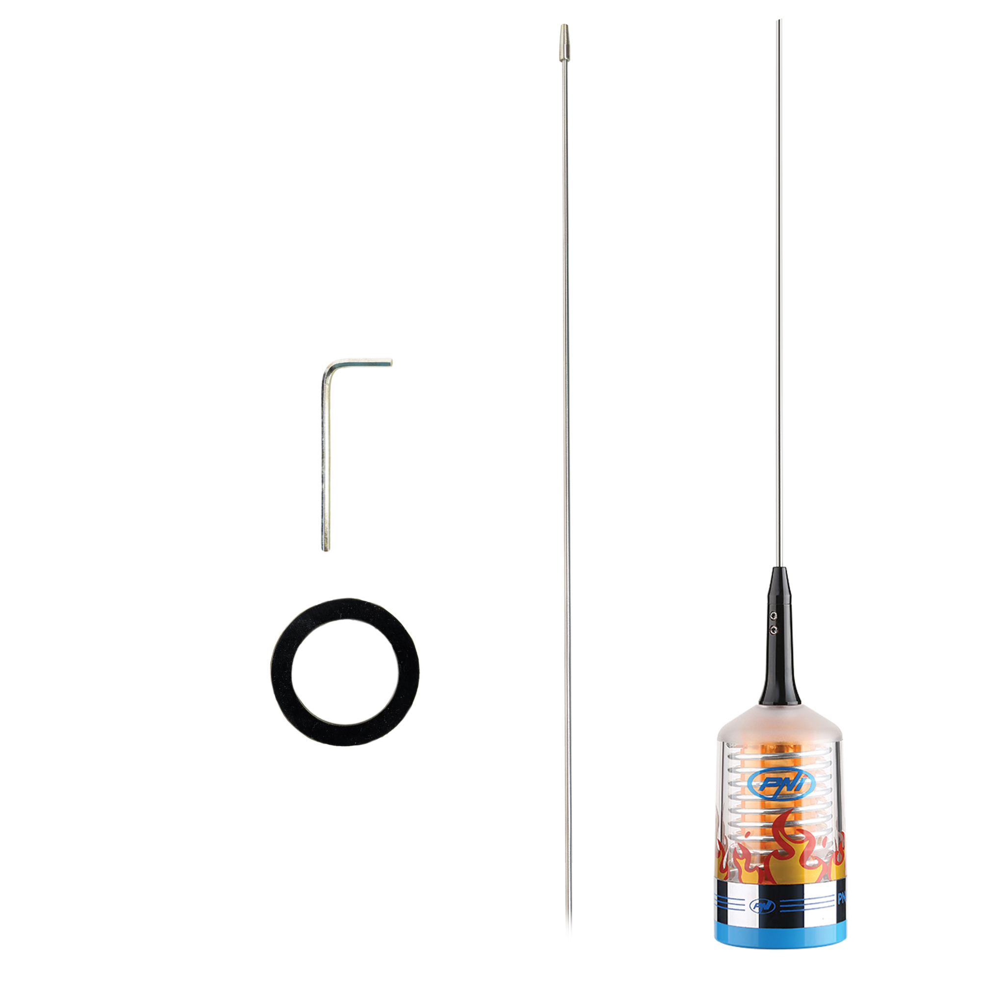 Antenă Radio CB PNI TRUCKER 9000 PL cu LED, Lungime 140 cm — imaginea 7