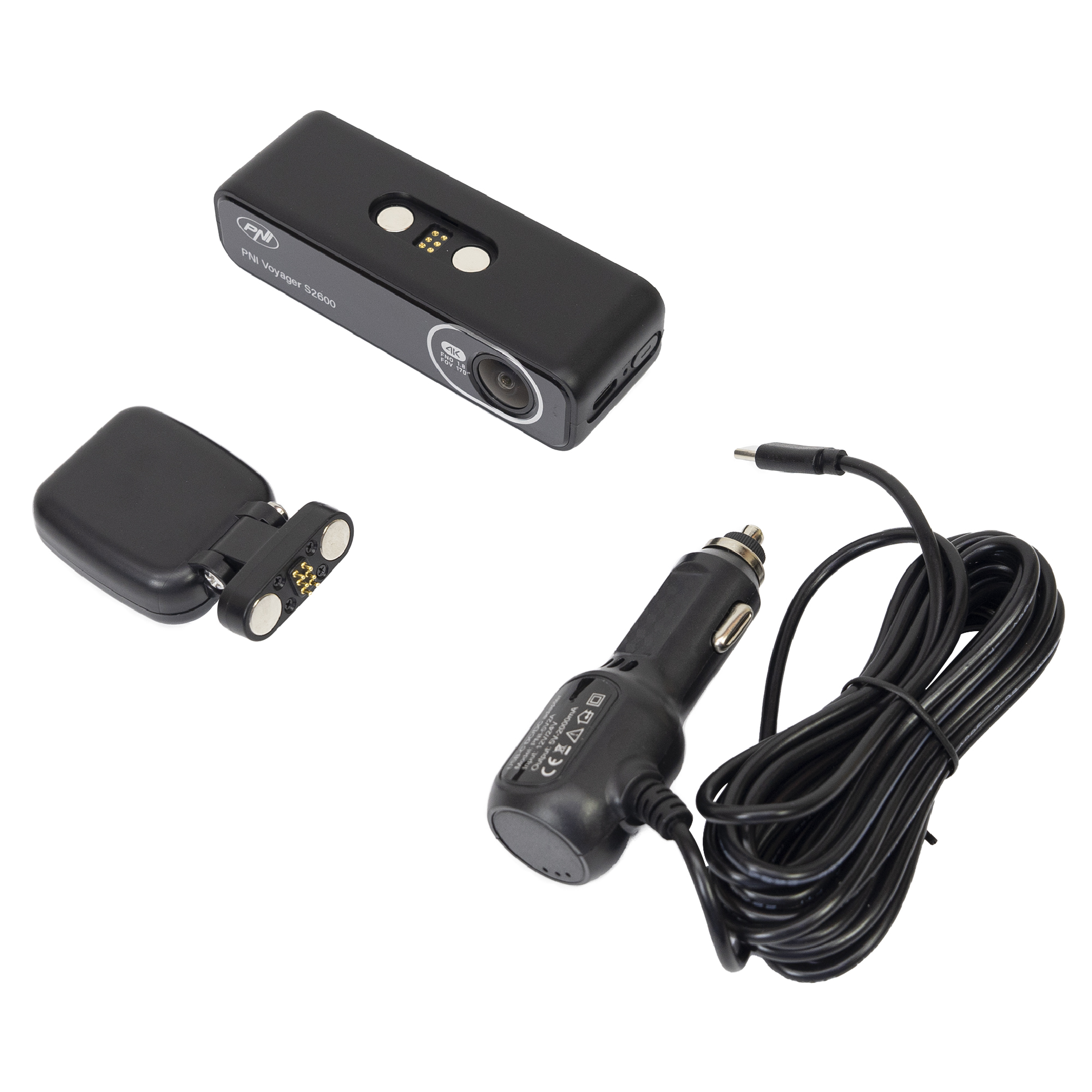 Cameră Auto DVR PNI Voyager S2600, 4K Ultra HD — imaginea 5