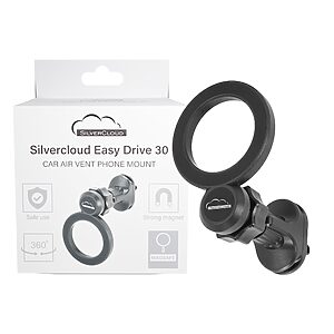 Suport auto magnetic MagSafe SilverCloud Easy Drive 30 pentru grila de ventilație