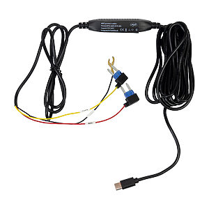 Cablu de alimentare directă PNI pentru DVR auto, cu adaptoare de siguranțe și mufă USB-C