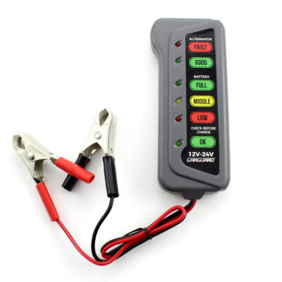 Tester Carguard pentru baterie și alternator 12V-24V cu indicatori LED