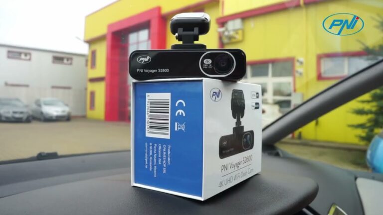Cameră Auto DVR PNI Voyager S2600, 4K Ultra HD, Wi-Fi, GPS, Senzor Sony, Monitorizare Parcare, 12V/24V