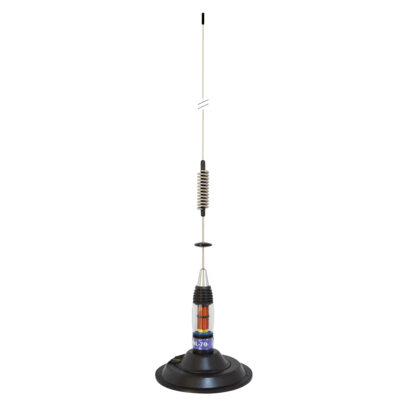 Antenă CB PNI ML70 de 70 cm montată pe baza magnetică de 145 mm