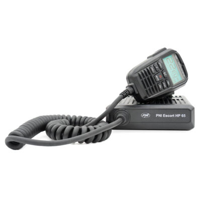 Stație radio CB PNI Escort HP 65 cu microfonul care are ecran