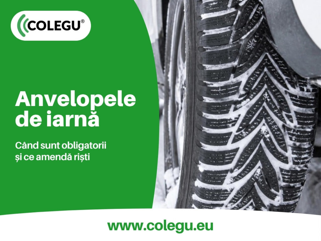 Anvelopele de iarnă: când sunt obligatorii și ce amendă riști