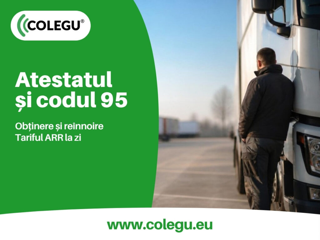 Atestatul de transport marfă și codul 95: obținere, reînnoire și tarifele ARR