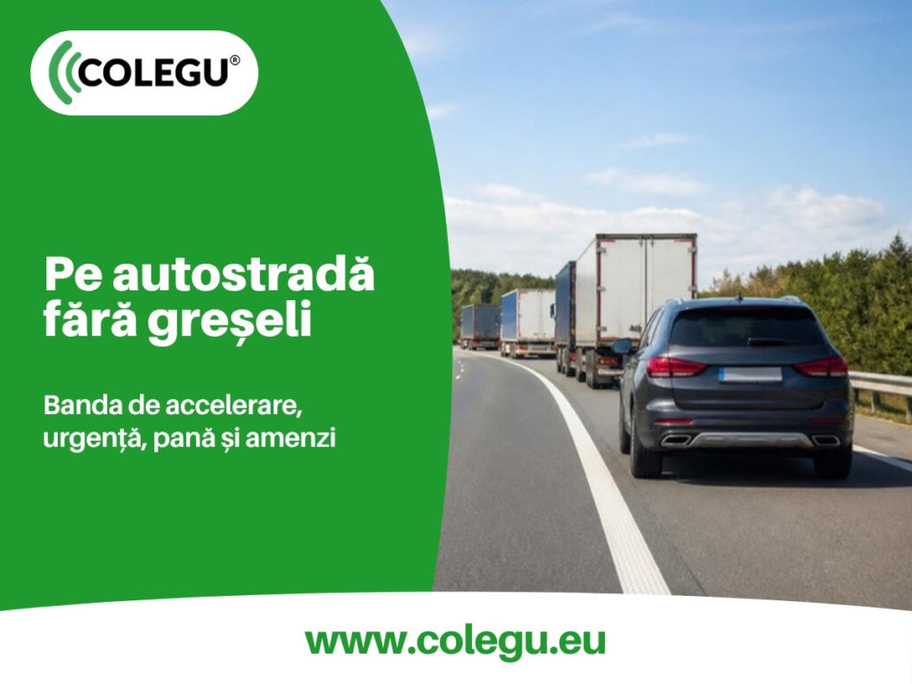 Autostrada: banda de accelerare, banda de urgență și regulile de circulație