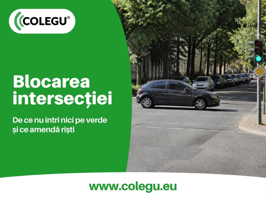 Blocarea intersecției: ce spune legea și ce amendă riști