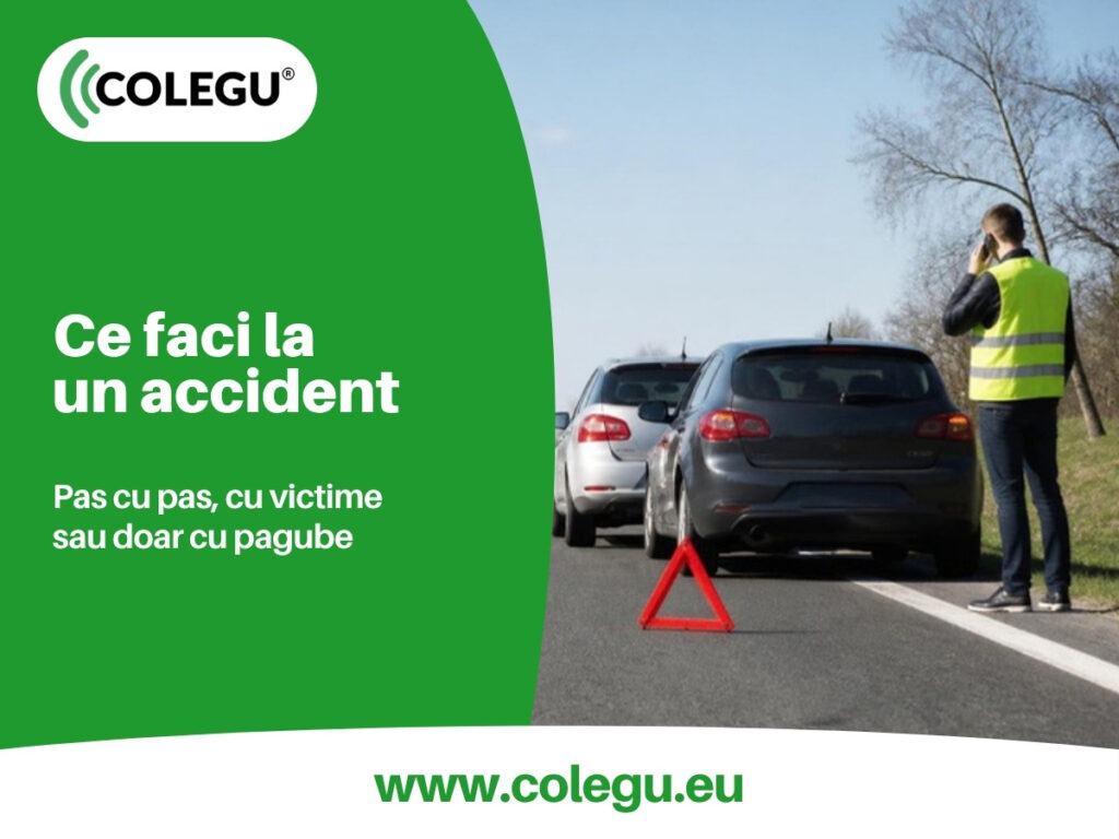 Ce faci la un accident rutier: pașii, obligațiile legale și primul ajutor