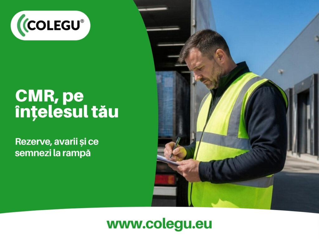 CMR, scrisoarea de trăsură internațională: ce este și cum se completează