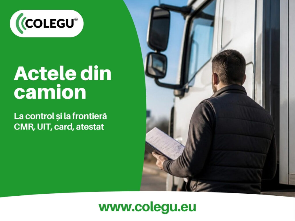 Codul UIT e-Transport și actele din camion la control