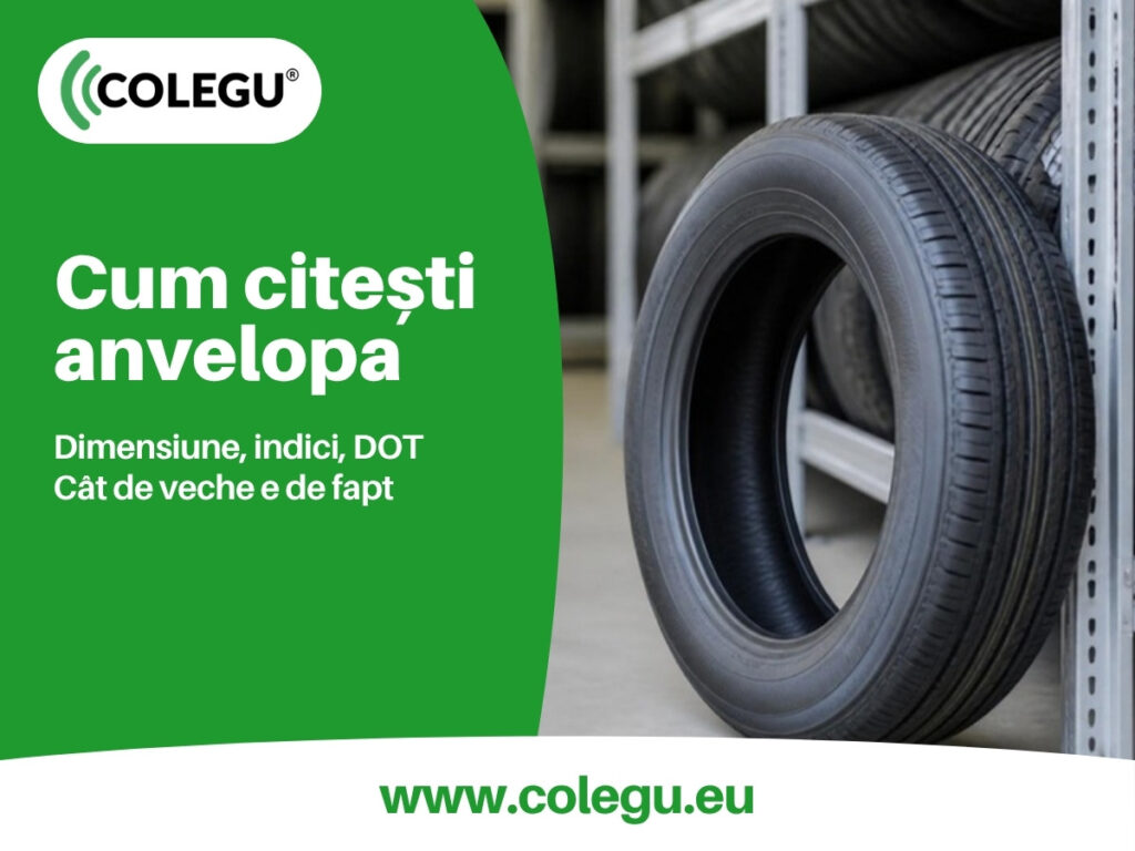 DOT anvelope: cum citești anul fabricației, dimensiunea și indicii de sarcină și viteză de pe flanc