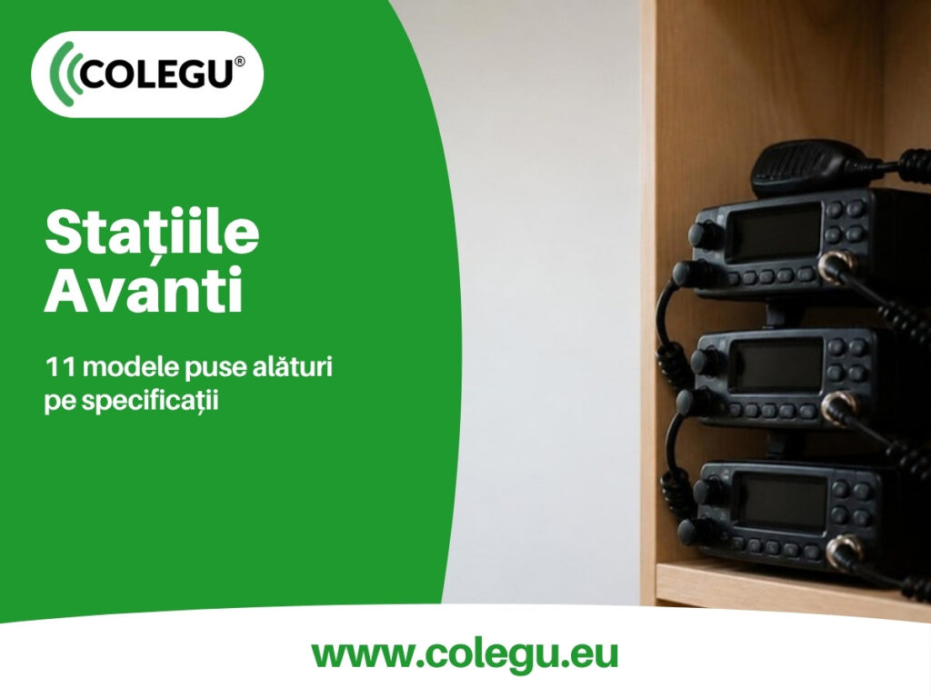 Diferențele dintre stațiile CB Avanti: alimentare 12/24 V, montaj 1DIN, ASQ și SSB