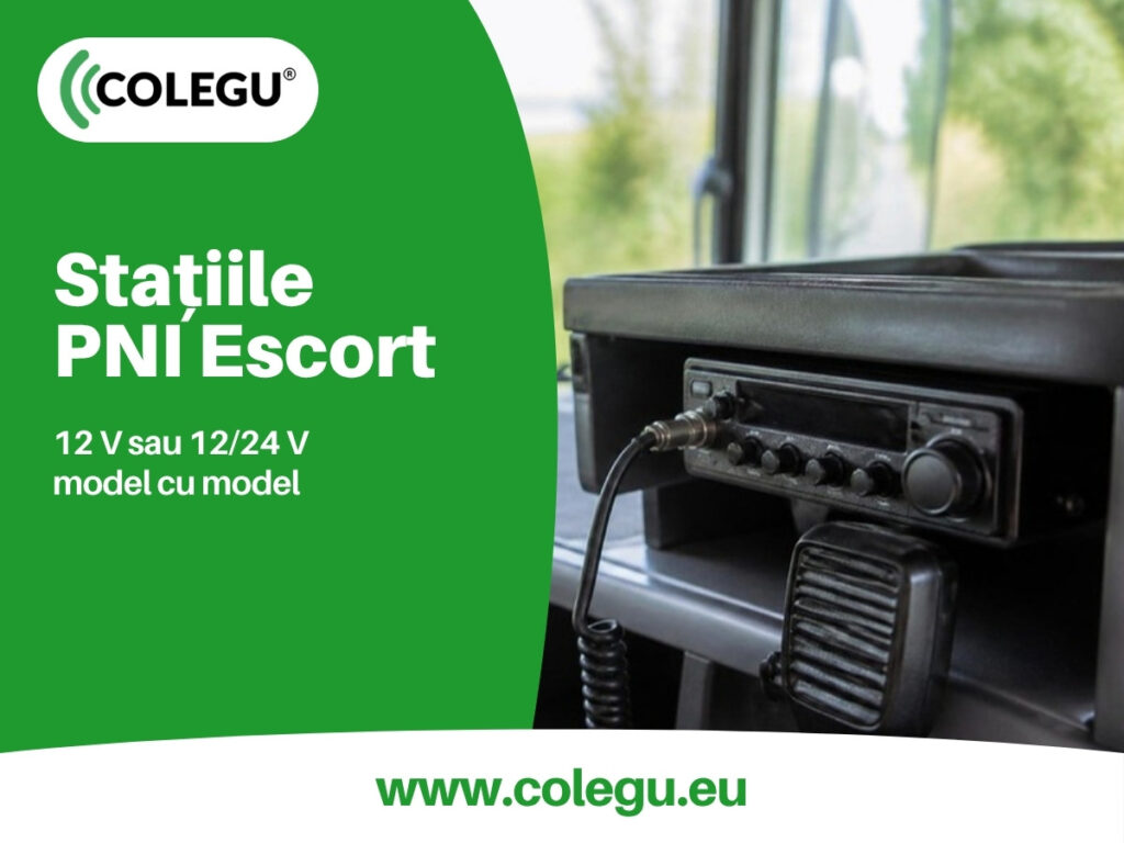 Diferențele dintre stațiile PNI Escort: alimentare 12 sau 12/24 V, montaj și ASQ