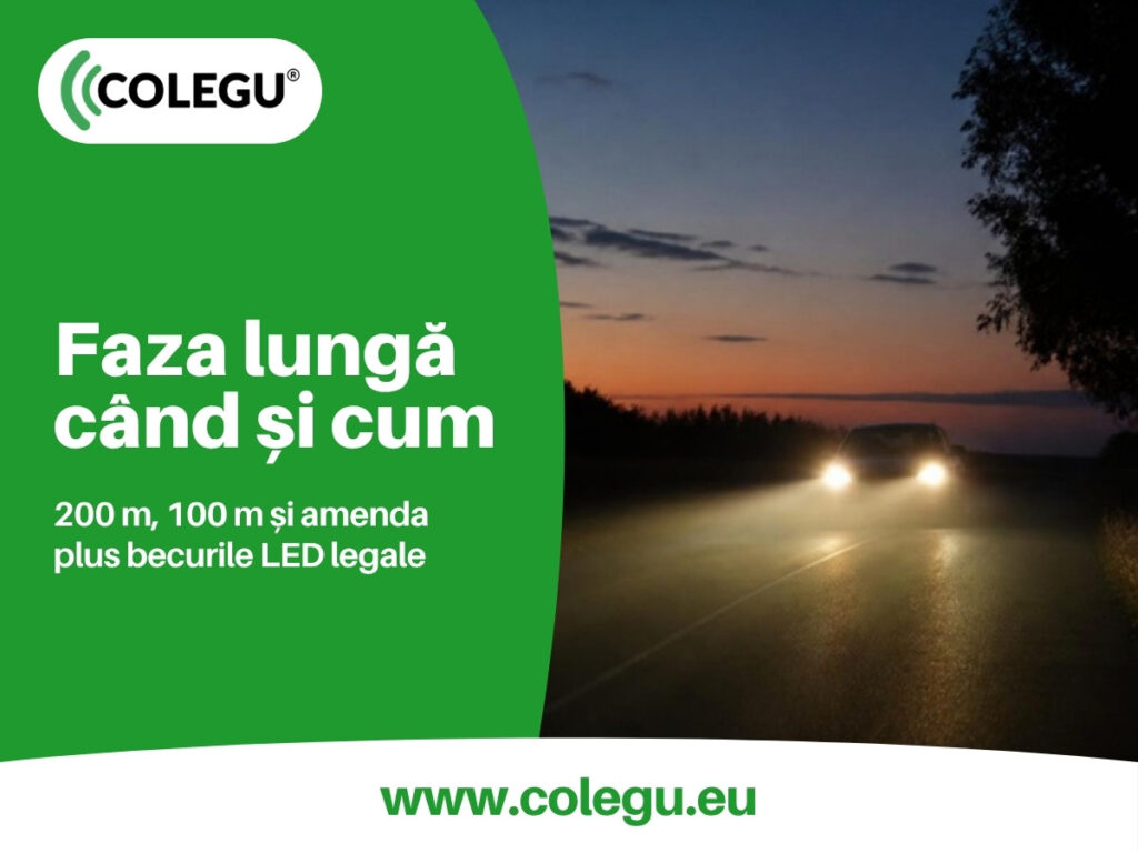 Faza lungă noaptea: când o folosești și când treci pe faza scurtă