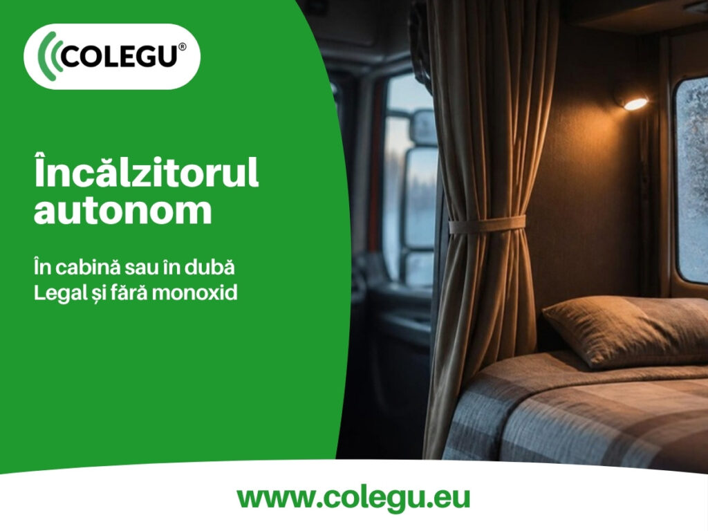 Încălzitorul autonom pe motorină în cabină sau în dubă: omologare, montaj autorizat și monoxid de carbon