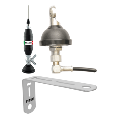 KIT Antenă CB AVANTI VOLO 130 cu suport STAFFA1 și cablu Avanti 5 m, prindere fixă