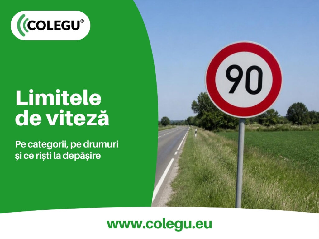 Limitele de viteză în România pe categorii de vehicule și tipuri de drum