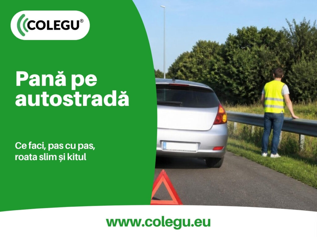 Pana de cauciuc pe autostradă: ce faci și cum folosești roata de rezervă