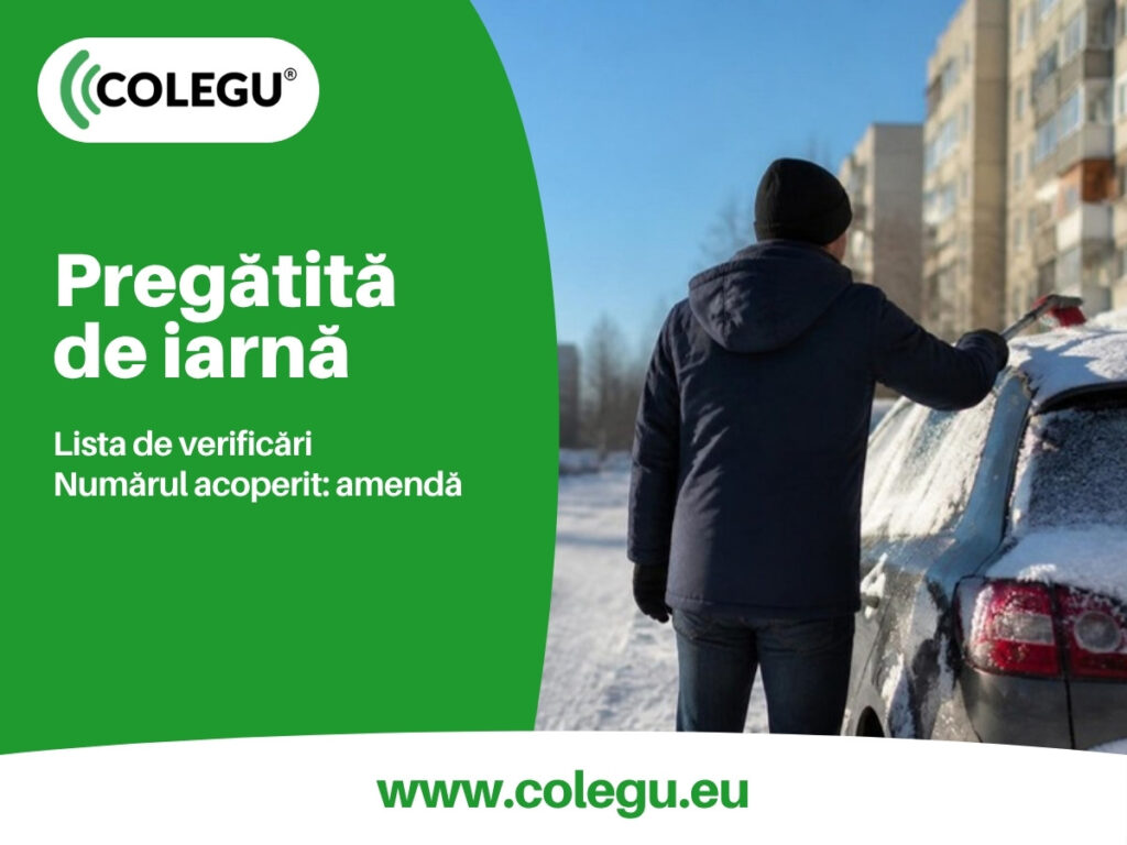 Pregătire mașină pentru iarnă: lista de verificări, condusul pe zăpadă și amenda pentru numărul acoperit