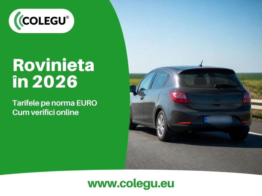 Rovinieta în 2026: tarifele pe norma EURO de la 1 octombrie și verificarea online