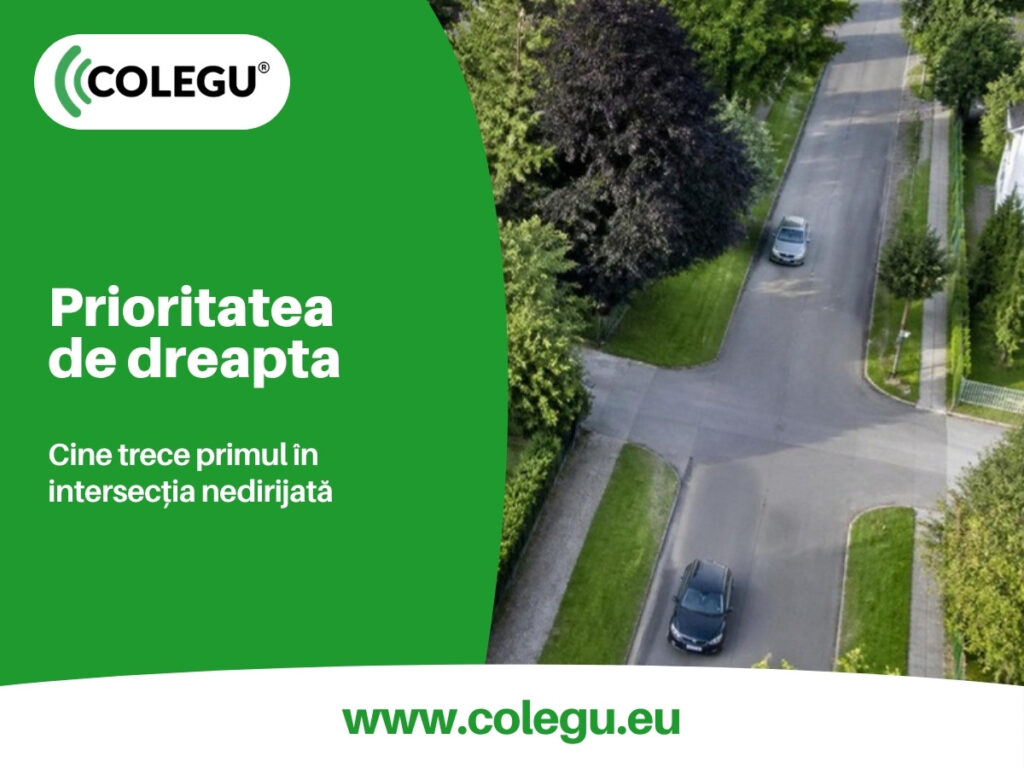Prioritatea de dreapta într-o intersecție nedirijată: cine trece primul