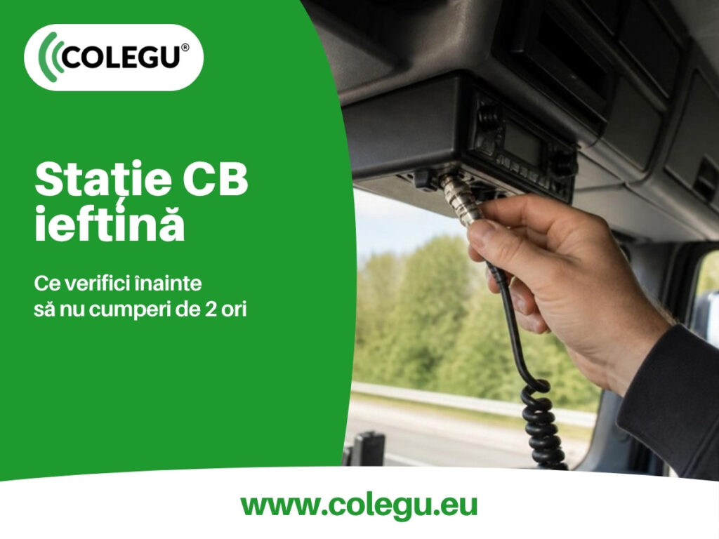 Stație CB ieftină: ce verifici înainte de cumpărare, de la canale și 24 V la antenă